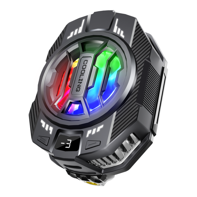 S28 Back-clip Mobile Radiator Cooling Controlled Radiator  Digital Display Gaming Semiconductor Cooler Radiator