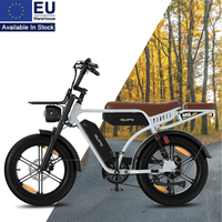 Vélo électrique M9 250W 48V 35Ah Double batterie Autonomie 130 km 60 Nm Suspension intégrale Freins à disque hydrauliques Ebike