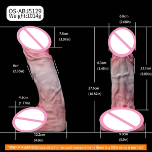 FAAK Dildos Gigantes Realistas de Silicona de Doble Capa, Dildo Enorme, Grueso y Largo, Pene Grande, Juguetes Sexuales para Adultos, Venta al por Menor - Product Image 2