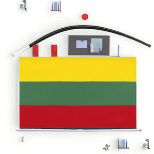 Drapeau de la République de Lituanie en polyester, bannière nationale souple, légère et durable, pour décoration intérieure et extérieure - Product Image 3