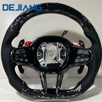Volant de voiture en fibre de carbone 5au avec chauffage, vibration et LED pour BMW G30 G20 G32 G01 G02 G87 G80 G82 G42 G11 G12 G13