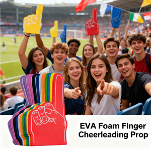 2025 фабрика, черлидинг, губка, подбадривание, пена, ручной логотип, печать на пальцах - Product Image 2