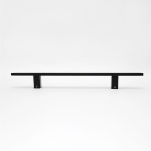 MAXERY Maniglia Quadrata Minimalista Nera Opaca, Maniglia per Porta d'Ingresso in Acciaio Inox Premium, 50 <span class=keywords><strong>cm</strong></span>, Grande Maniglia per Porta - Product Image 4