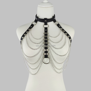 SacKnove 50195 Jouets sexuels pour adultes, accessoires de bondage, performance de mode, boîtes de nuit, bijoux de corps à franges, chaîne de soutien-gorge, harnais - Product Image 6