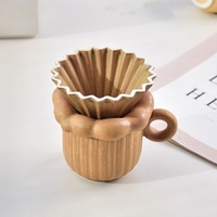 Tasse à café en céramique originale rétro, tournée au four, couleur unie, écologique, compatible micro-ondes, logo personnalisable