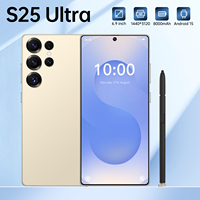 Smartphone S25 Ultra 7,3 pouces 48MP & 108MP 5G, batterie de 8800 mAh, écran HD, résolution d'écran HD, connectivité 3G/4G - Version mondiale