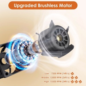 Waist Fan,Clip-on Fan,Portable Cooling Fan with 10000mAh Battery 24H <b>Working</b> Time,<b>LED</b> SOS <b>Light</b>-3 Speeds,for Jobsite,Shirt Fan - Product Image 4