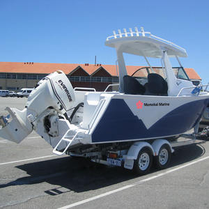 Cabine centrale en aluminium de 25 pieds 7.5m, <span class=keywords><strong>bateau</strong></span> de vitesse avec <span class=keywords><strong>moteur</strong></span> hors-bord, <span class=keywords><strong>bateau</strong></span> de pêche à vendre - Product Image 5