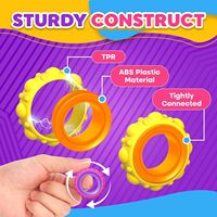 Anneaux sensoriels anti-stress pour enfants en gros Autisme Soulagement de l'anxiété Calmer les anneaux Fidget Jouets pour le bureau