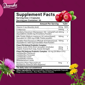 Dromaka <span class=keywords><strong>Probiotique</strong></span> Oral Personnalisé avec Logo pour Femmes, 60 Capsules/Flacon, Hygiène Féminine, PH, Santé Intime Vaginale - Product Image 6