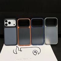 Bouton en métal PC dur antichoc coque de téléphone mate de haute qualité pour iPhone 17 17 pro 17 pro max