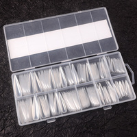 TSZS 240 pièces/boîte embouts de Gel doux XXL Nail Art faux ongles en gros couverture complète embouts d'ongles en acrylique Stiletto pour l'extension de manucure