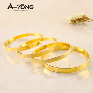 Stokta Ayong takı pirinç 4 adet bilezik takılar toptan altın manşet bilezik kadınlar için <span class=keywords><strong>set</strong></span> - Product Image 3