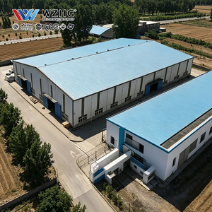 Centro de Logística y Almacenamiento Prefabricado con Paneles Sándwich, Estructura Metálica de Acero Q355B Aislada, Económico - Product Image 1
