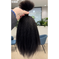 Cheveux humains brésiliens bruts 100% naturels, ondulés et bouclés, en vrac pour tresses, cheveux afro crépus, cheveux humains en vrac pour tresses, vague profonde