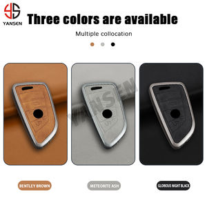 Coque de protection pour <span class=keywords><strong>clé</strong></span> de voiture en cuir en alliage de zinc pour <span class=keywords><strong>BMW</strong></span> 3 5 7 Series G20 G30 X1 X4 X5 X3 45e G05 X6 <span class=keywords><strong>F20</strong></span> G21 F40 F80 Accessoires de voiture - Product Image 6