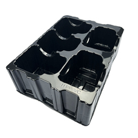 Emballage antistatique en blister en PET/PP/PVC recyclé certifié GRS, emballage en bobine, insert en plastique ESD personnalisé, OEM/ODM, électronique grand public