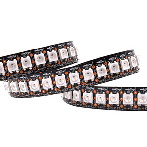 Tira de Luces LED RGB <span class=keywords><strong>WS2812b</strong></span> de Alta Calidad, 12mm de Ancho, Blanca/Negra, 144 LED, <span class=keywords><strong>5V</strong></span>, para Decoración de Estadios Deportivos - Product Image 4