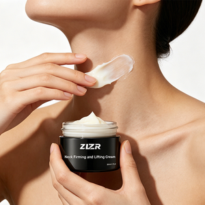 Crème pour le cou bio personnalisée avec rouleau, collagène, ginseng, huile de jojoba, tonifiante, liftante, lissante, anti-rides, végane, sans cruauté - Product Image 5
