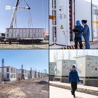 Système de stockage d'énergie BESS, armoire de batterie au lithium extérieure, 50 kW, 100 kW, 105 kWh, 200 kW, 215 kWh, solution de refroidissement par air pour l'industrie