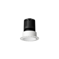 Spot LED encastré moderne en aluminium 10W, orientable et dimmable, 2700K CRI90, anti-éblouissement, pour maison et bureau