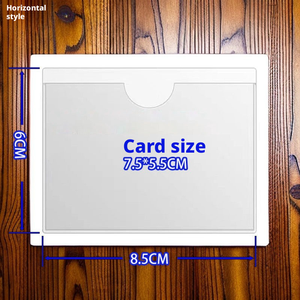 ที่ใส่ป้าย PVC แบบมีกาว<span class=keywords><strong>ใน</strong></span>ตัว ขนาดสั่งทำได้ กันน้ำ กันฝุ่น สำหรับชั้นวางสินค้าในคลังสินค้า - Product Image 6
