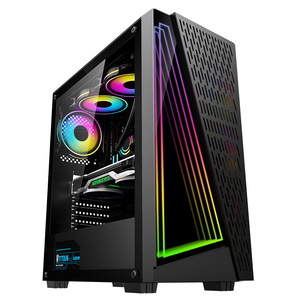 Chất lượng cao chơi game PC Máy tính để bàn máy tính chơi Game trường hợp ATX trường hợp máy tính & tháp CPU tủ với RGB argb người hâm mộ - Product Image 1