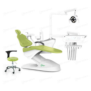เก้าอี้ทำฟันรุ่ยซี ชุดเต็ม พร้อมอ่างบ้วนน้ำลายไฟฟ้าในตัว สีเขียวอ่อน สำหรับเด็กและผู้ใหญ่ - Product Image 1