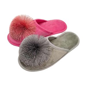 Pantofole da donna leggere per interni antiscivolo da sposa Fuzzy Memory Foam per <span class=keywords><strong>casa</strong></span> <span class=keywords><strong>con</strong></span> funzione traspirante per l'inverno - Product Image 1