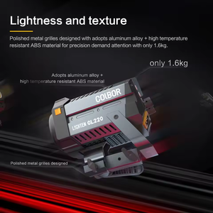 Synco COLBOR CL220 Éclairage photo COB Lumière vidéo Streaming en direct Bi-couleur 2700-6500K Lampe de studio Vlog Boîte photo - Product Image 3