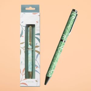 Juego de Bolígrafos con Diseño de Flores Metálicas de <span class=keywords><strong>Transferencia</strong></span> <span class=keywords><strong>Térmica</strong></span>, en Caja de Regalo Creativa de Museo, para Fabricantes Transfronterizos - Product Image 1