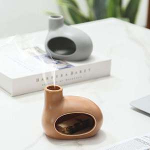 Quemador de incienso de cerámica árabe para decoración moderna del hogar para Yoga, aromaterapia, soporte de Palo Santo de madera caliente para palos y Palo Santo - Product Image 3