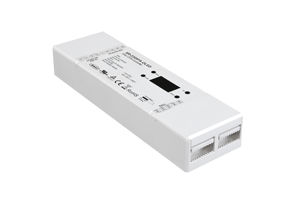 SR-2309FA-OLED ตัวควบคุมไฟ LED แบบ 4 ช่องสัญญาณ <span class=keywords><strong>DALI</strong></span> DT8 พร้อมหน้าจอ OLED ในตัว ความถี่ PWM 30kHz ไม่มีการกระพริบ รองรับทุกสีแบบ XY Tc RGBW XY+Tc RGB+Tc - Product Image 1