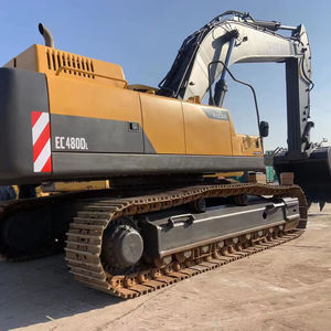 รถขุดตีนตะขาบ Volvo EC480 มือสอง ขนาด 50 ตัน สภาพดี สีเดิม ดีไซน์ดั้งเดิม ชิ้นส่วนไฮดรอลิก Kawasaki ระบบเกียร์สวีเดน - Product Image 1