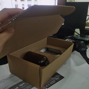 Custom High-End Post Office Logo Printed Eco Kraft Paper Gift Packaging Corrugated Shipping Mailing Box with Sponge Lining - Product Image 2