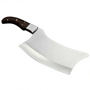 Cuchillos de carnicero forjados a mano de acero con alto contenido de carbono, hechos de acero inoxidable con funda de cuero. - Product Image 2