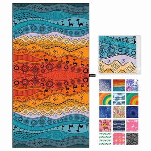 Towels Microfiber Printed Quick Dry Sand Free Beach Towel Customized Logo - Product Image 1