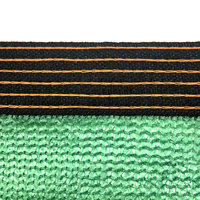 Filet d'ombrage portable robuste en PEHD anti-UV et coupe-vent pour l'agriculture, bordure ourlée, vert, en promotion directe usine