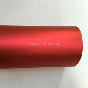 Pellicola Vinilica Cromata Opaca Rossa Senza Bolle per Wrapping Auto Adesivi 1,52*18m - Product Image 5