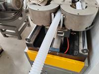 Machine de production de tuyaux ondulés automatique Fosita à grande vitesse contrôlée par PLC pour tuyaux de chicha avec boîte de vitesses
