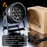 Projecteur PAR LED RGBW 19x15W DMX512 avec contrôle annulaire, étanche, pour scène, DJ, club, théâtre