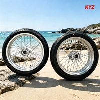 Ensemble de roues Sur Ron Supermoto 17 pouces en alliage CNC argenté, avant et arrière, pour moto électrique tout-terrain Light Bee X LBX Talaria MX4, pièces de rechange