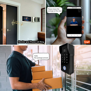 AnjieloSmart Tuya <strong>Wifi</strong> Video Door <strong>Intercom</strong> <strong>System</strong> <strong>2</strong> Wire 1 Monitors Station <strong>Wifi</strong> Video <strong>Intercom</strong> 1 Screen for Apartment - Product Image 4