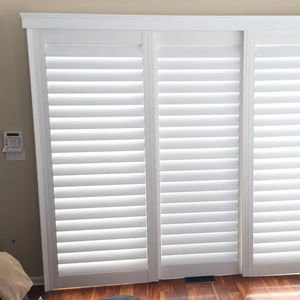 Chine usine écologique blanc 3.5 pouces PVC Plantation volets porte coulissante et <span class=keywords><strong>volet</strong></span> bois aluminium <span class=keywords><strong>volet</strong></span> - Product Image 3