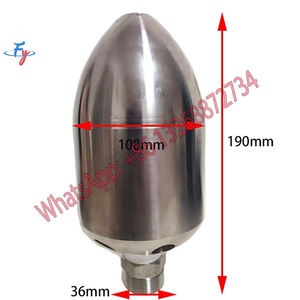 Boquilla de cohete FY 3D, boquilla de limpieza de granadas de 1 pulgada, boquilla de tubería de limpieza hidrodinámica boquilla de alcantarillado de EE. UU. - Product Image 2