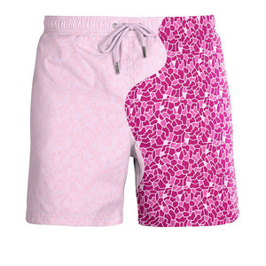 Wholesale Custom Pattern Private Label Heat Reactive Color-Changing Swim <b>Trunks</b> Beach Board Shorts <b>for</b> <b>Men</b> Boys - Product Image 1