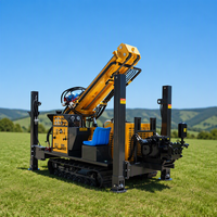 Machine de forage de puits d'eau portable, équipement de forage de puits d'eau diesel, profondeur de forage de 200 m