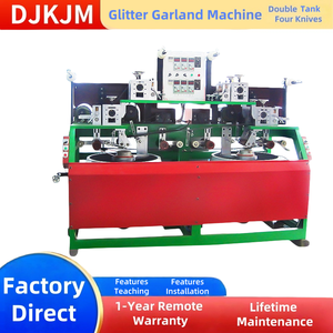 Machine à guirlandes métalliques à double barillet haute efficacité, directement de l'usine, pour la décoration de fêtes et de mariages - Product Image 2