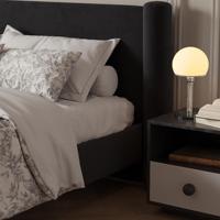 Lit double en velours écologique avec cadre en bois de pin, style postmoderne simple et luxueux, taille King/Queen, pour villa, maison et hôtel, Foshan