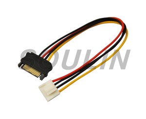 <span class=keywords><strong>SATA</strong></span> 22pin 7 + 15pin hembra <span class=keywords><strong>a</strong></span> <span class=keywords><strong>SATA</strong></span> hembra Cable w/Molex <span class=keywords><strong>IDE</strong></span> 4Pin <span class=keywords><strong>de</strong></span> - Product Image 1